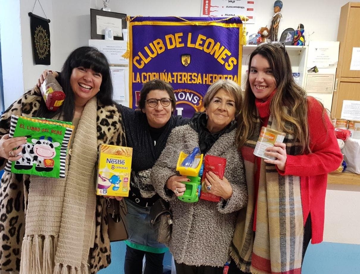 El Club de Leones Teresa Herrera se solidariza con la Fundación Meniños - Imagen 1